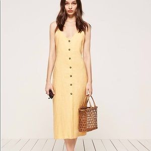 Reformation Mahalo Button Dress